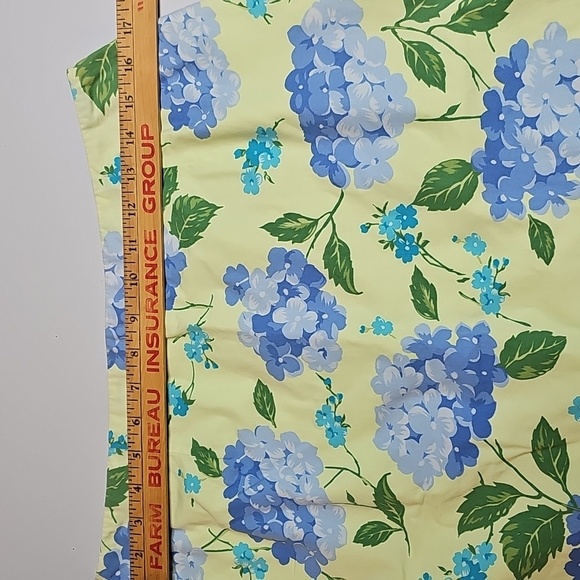 Talbots Skirt Great For Summer Yellow With Flowers Lined  Sz 12 Excellent - Picture 6 of 10